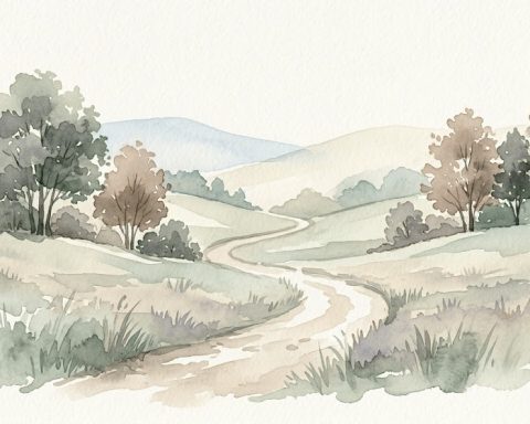 Ilustración de un camino solitario que simboliza cómo la incertidumbre puede agravar el dolor físico y emocional.